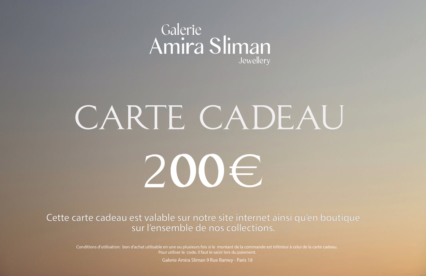 Carte Cadeau