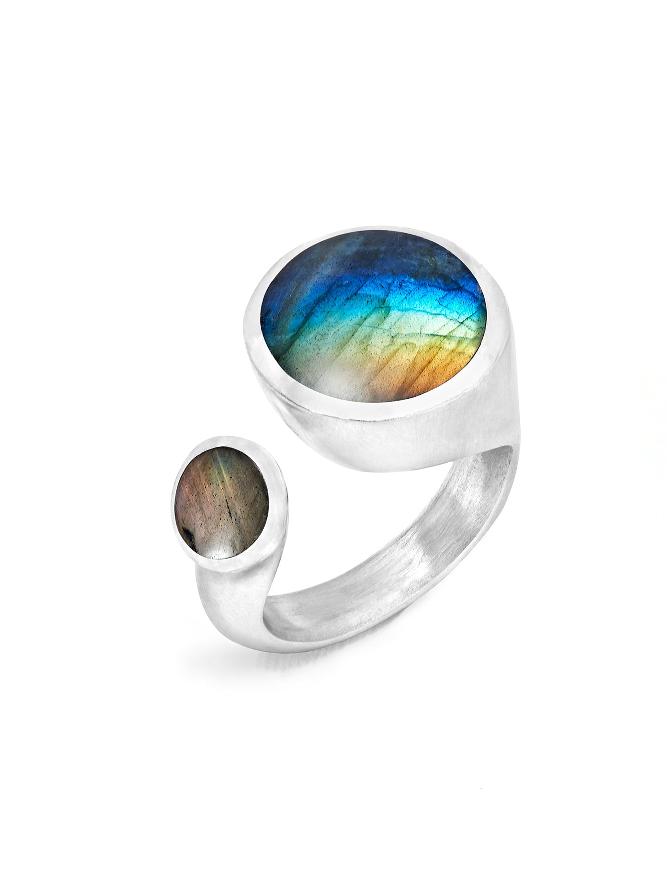 Bague Ouverte – Labradorite