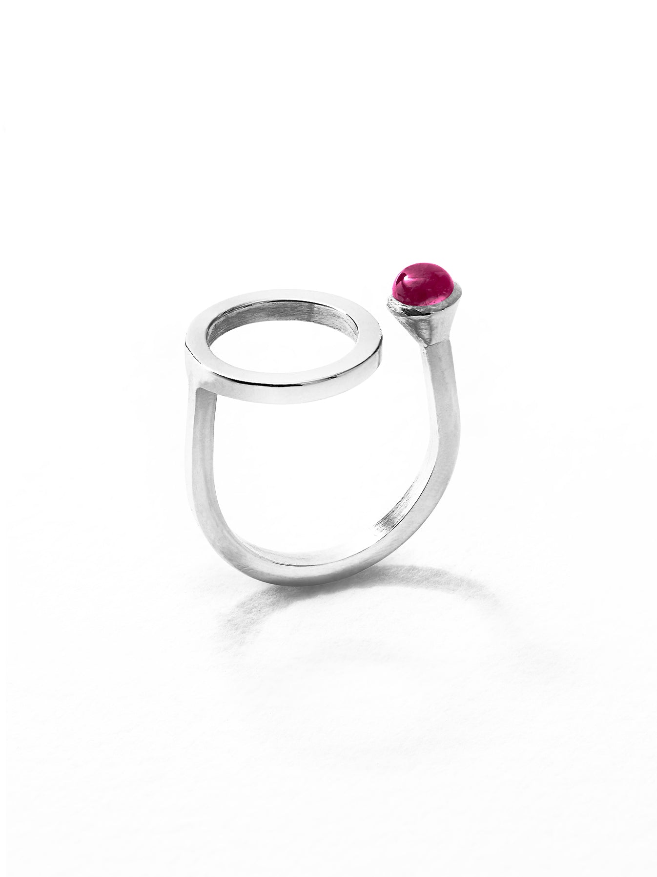Bague comète ronde