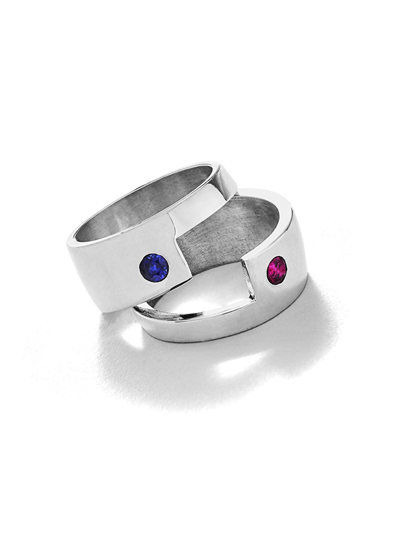 Bague double 2 pierres