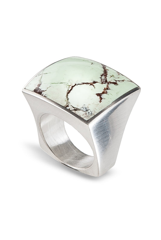 Bague 3001 chrysoprase lemon