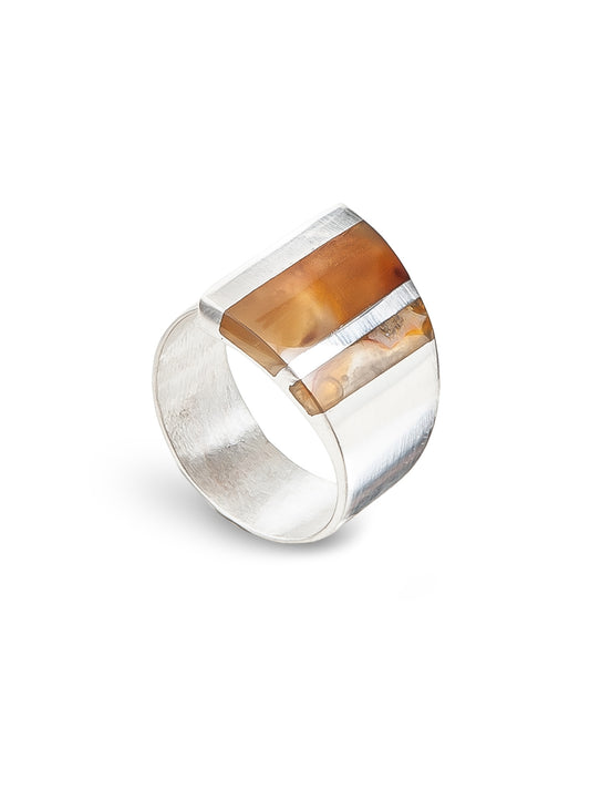 Bague 0103 cornaline