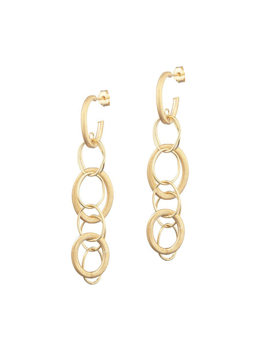Boucles d’oreilles Double Circle Longuette