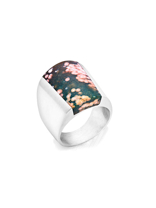 Bague 135OB Jaspe orbiculaire