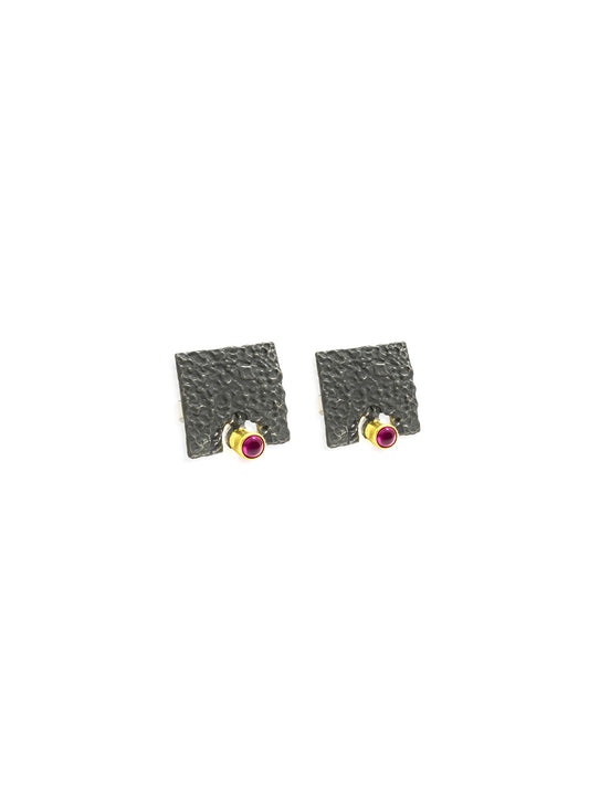 Boucles d’oreilles Carrées